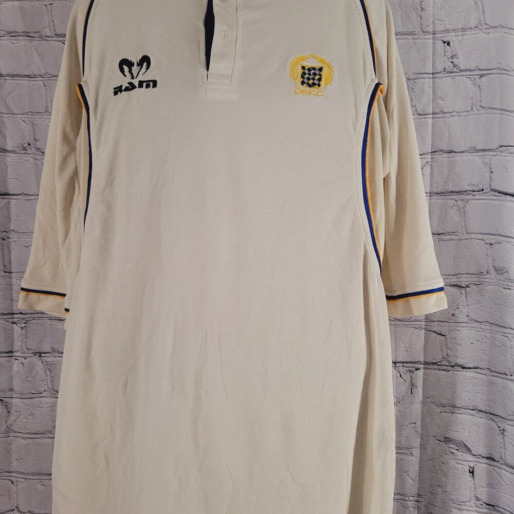 Dodge Ram Cricket Polo Old Rutlishians Cricket Club Embroidered Logo Men's Mediu